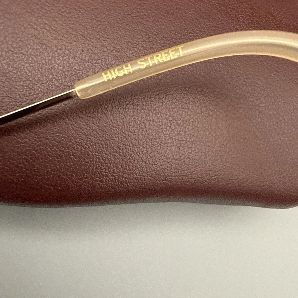 High Street Eyeglasses Frames CASS BLUSH Pink Gold Round Full Rim 51-19-145 HOT